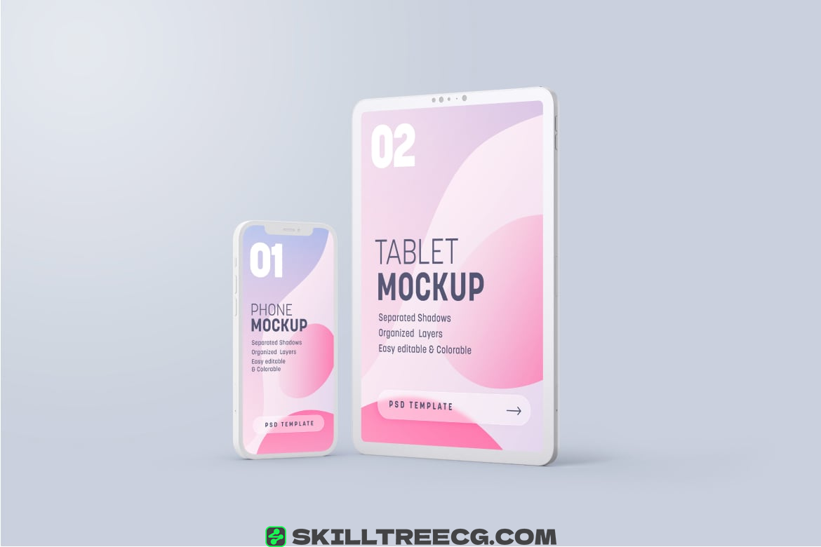 图片[4]-Multi Device Clay Mockup Set（312788）-技能树